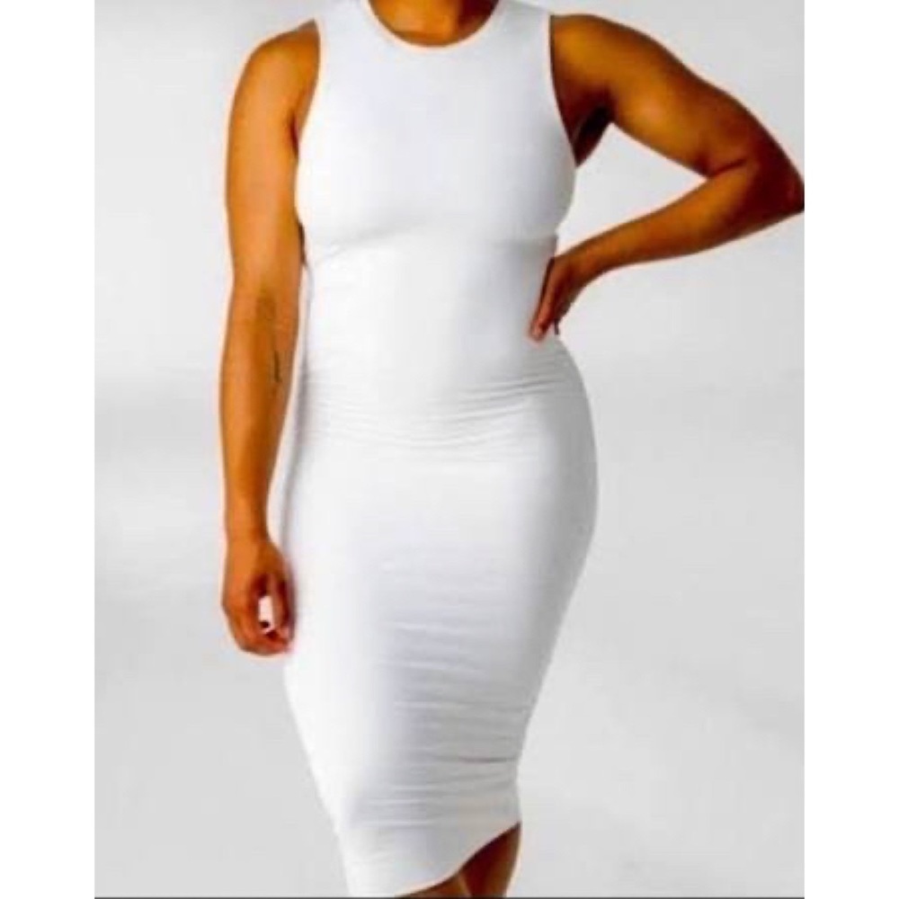 Balance Athletica Vitality Dress Bodycon Mica White